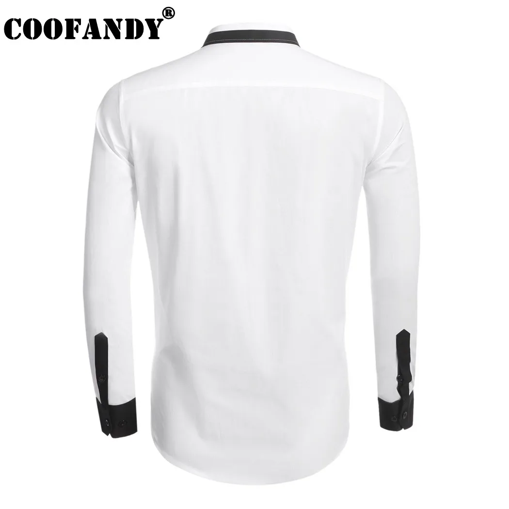 Coofandy Новинка 2017 года поступления Мужские Повседневное с длинными рукавами в