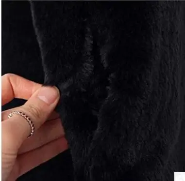 Женский длинный жилет из искусственного меха S/6Xl повседневная черная безрукавка