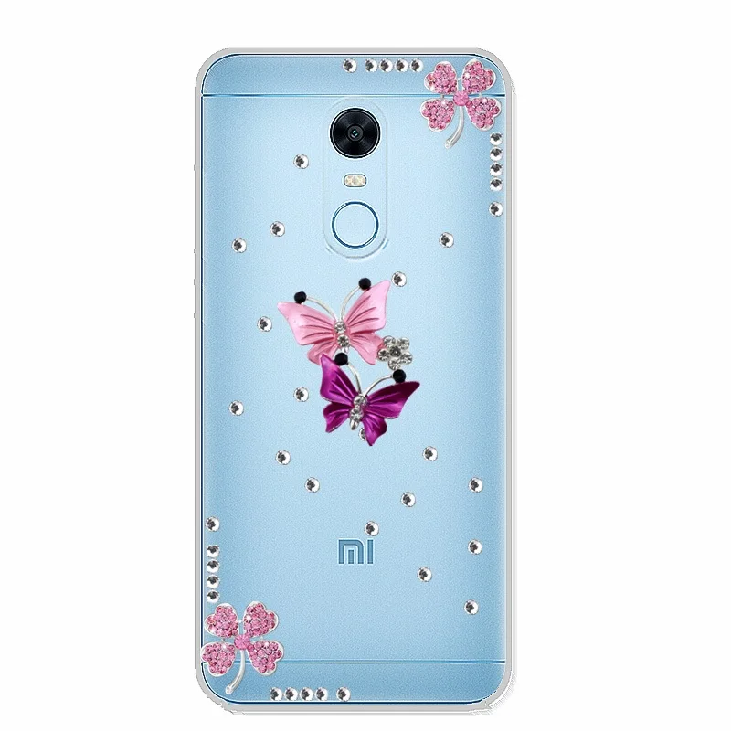 Для Xiaomi Redmi 5 plus 6a 6 pro S2 Note 5a prime Mi A2 lite 8 SE 6X 5S Mix 2s Max 3 2 Bling Rhinestone чехол для телефона| |