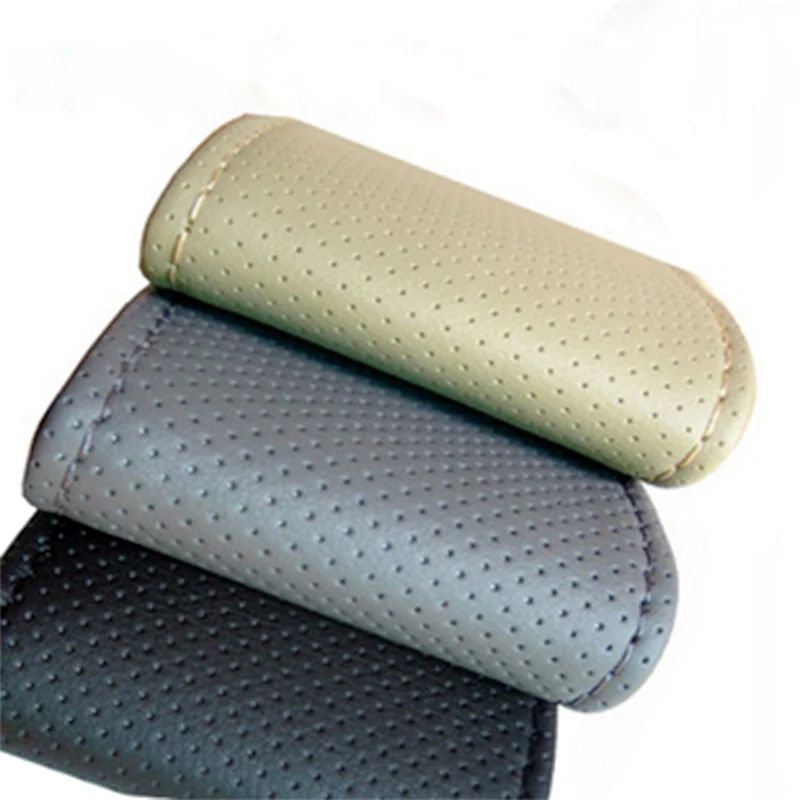 Автомобильный Стайлинг 1 шт. чехол рулевого колеса автомобиля натуральная кожа