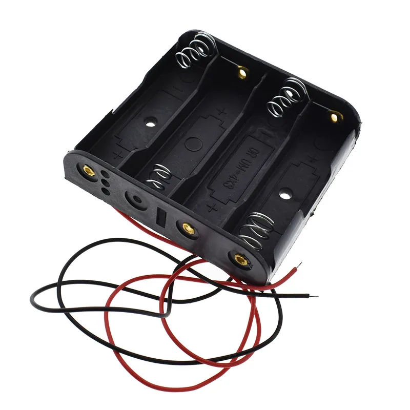 4 Port AA Размер мощность Батарея чехол для хранения коробка держатель провода с 1 2 3 4 6 слотов Контейнер сумка DIY стандартные батареи зарядки Droship - Цвет: 4 Port