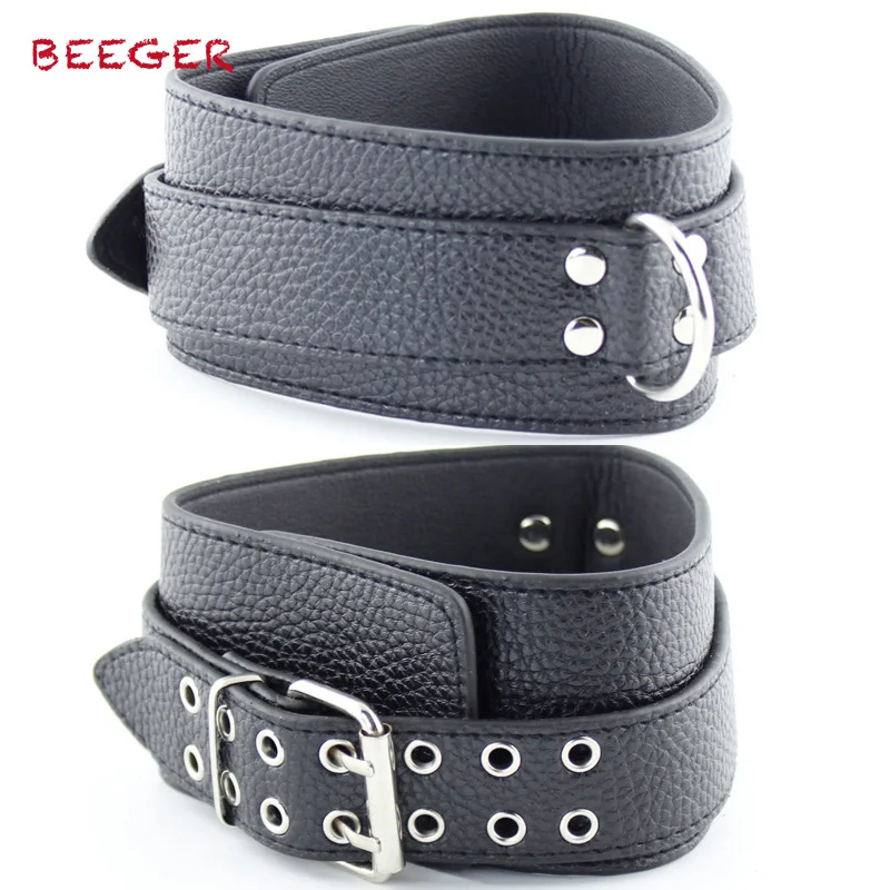 BEEGER строгие кожаные премиум-ошейники Фетиш Секс-игрушки для пар | Красота и