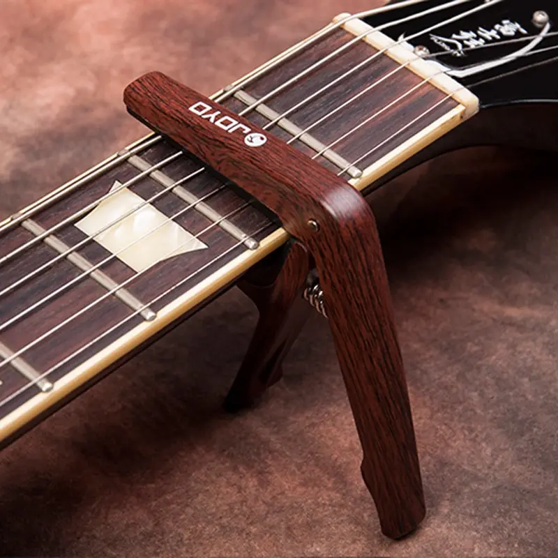 WS JOYO Capo для 6 струнной гитары цветные пластиковые Капо струн цвета черного