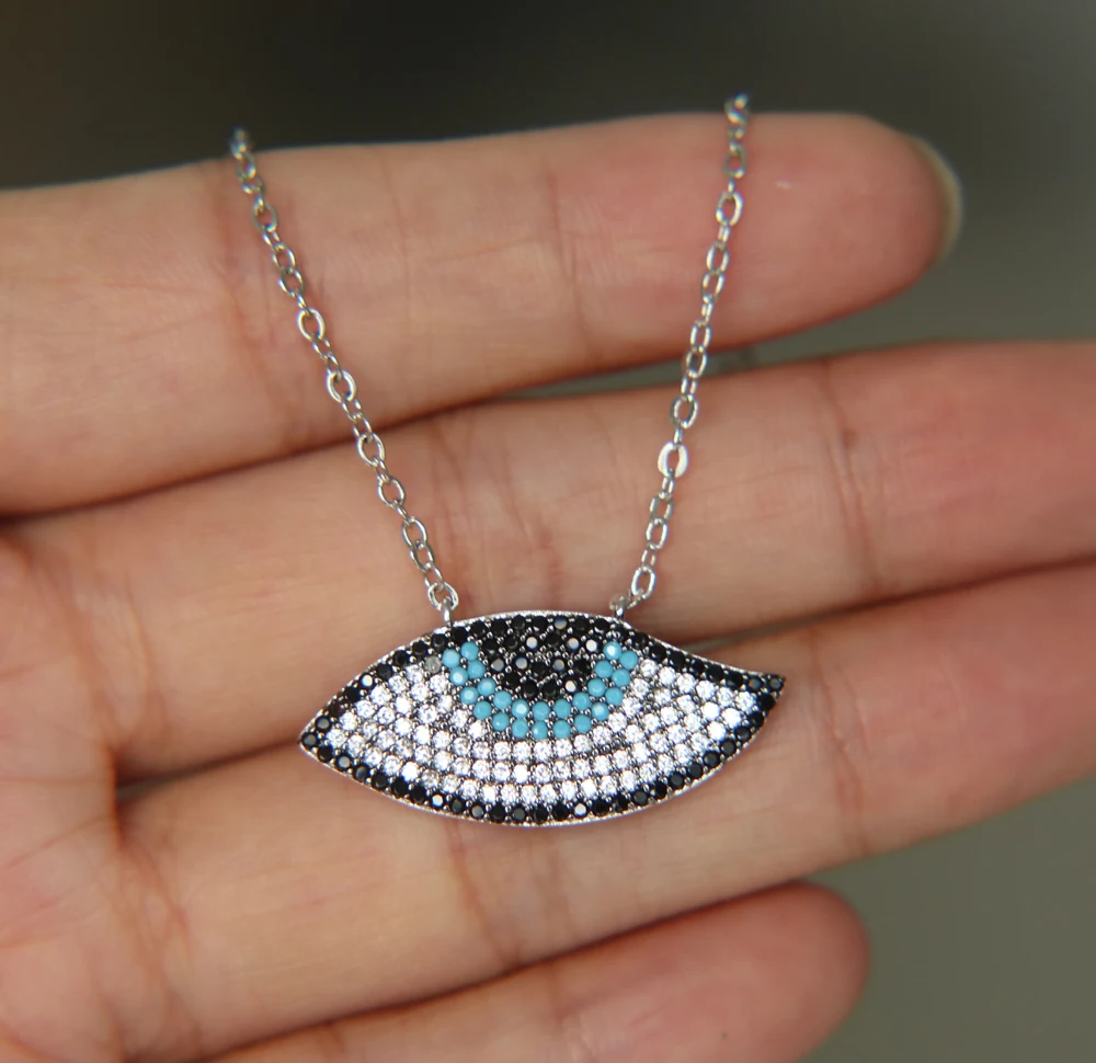 2021 женское ожерелье по низкой цене золотистого и розового цвета с синим