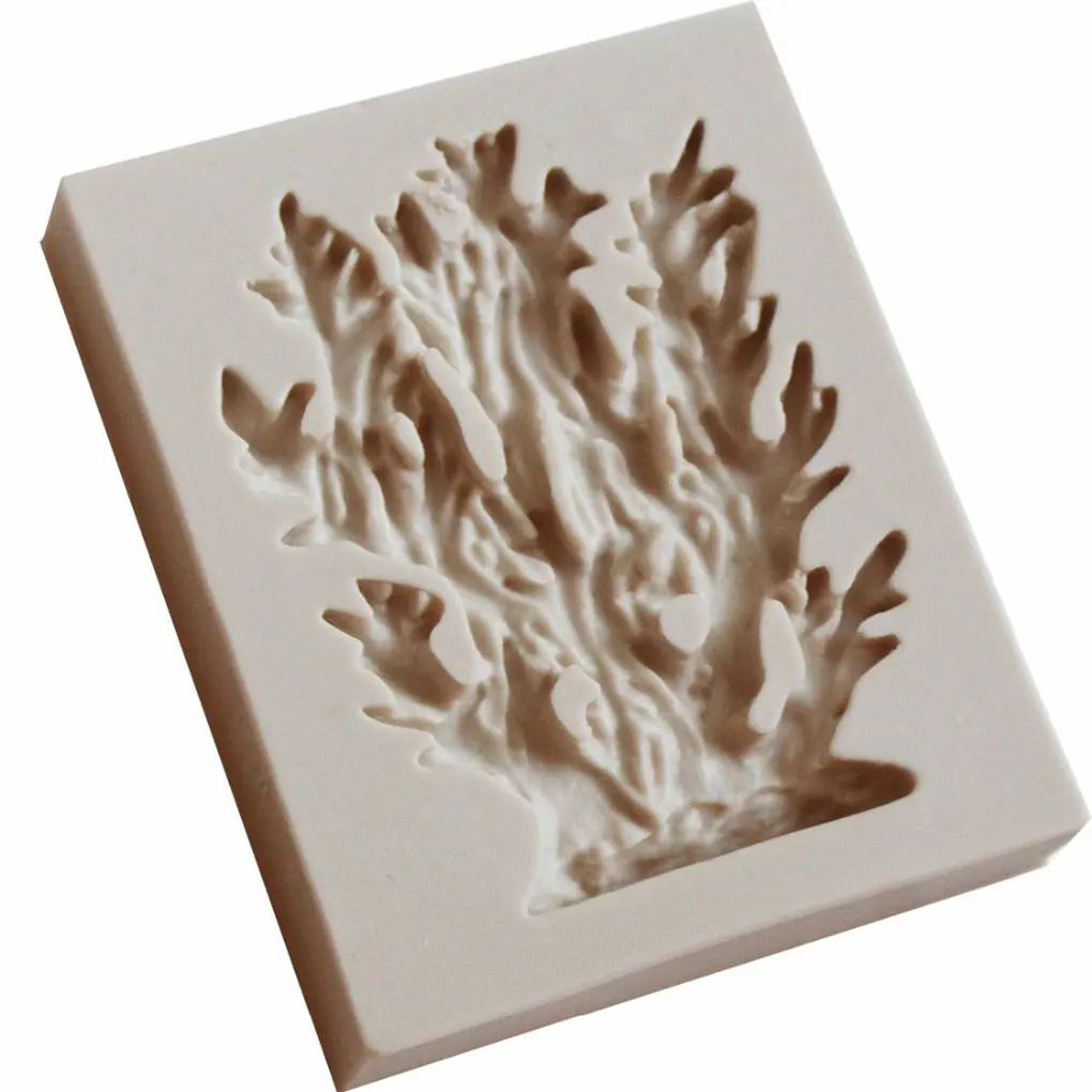 Coral Sugarcraft силиконовая форма 3D морские водоросли кекс кухонная для торта Мыло