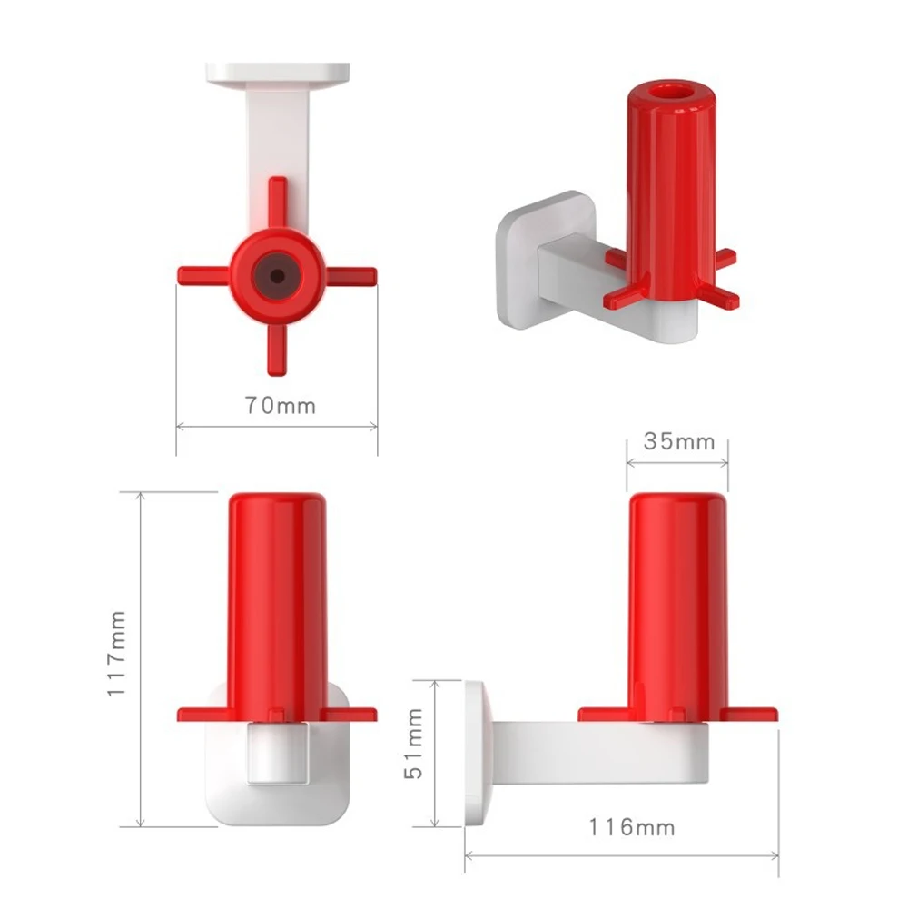 1 шт. пластиковый вращающийся держатель для туалетной бумаги настенный ванной