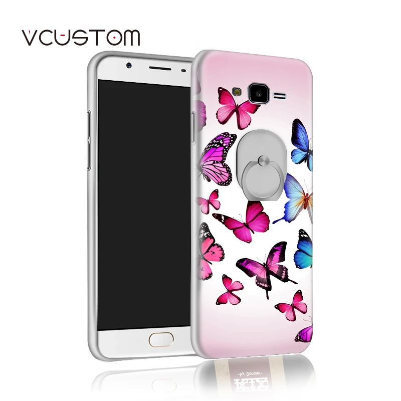 Vcustom кольцо держатель жесткого Чехлы для Samsung Galaxy J5 2016 чехол j510 j5100 j5108 J510F SM-J510F 5.2&quot