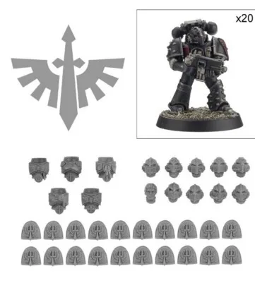 Новые тактические отряд Темных Ангелов Легион Бесплатная доставка (Angelina baby) |