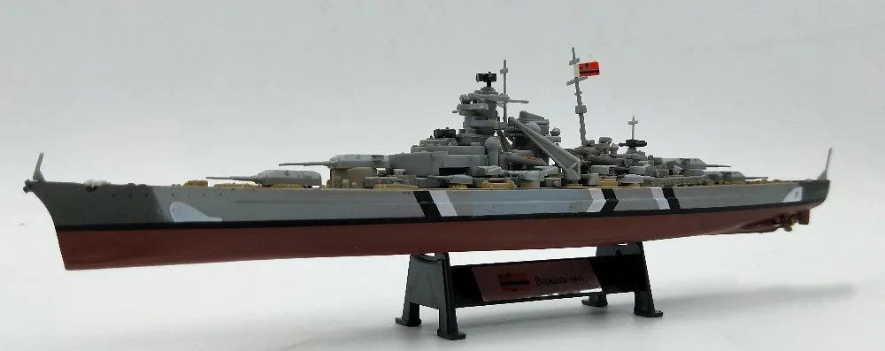 Суперценный тонкий редкий 1:1000 немецкий морской боевой корабль из сплава Pesmarck