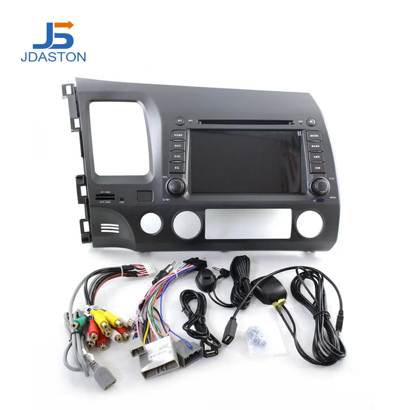 JDASTON Android 8,1 автомобильный мультимедийный плеер для Honda CIVIC 2006-2011 2Din автомобильный Радио gps автомобильный dvd плеер с навигацией плеер ips wifi стерео