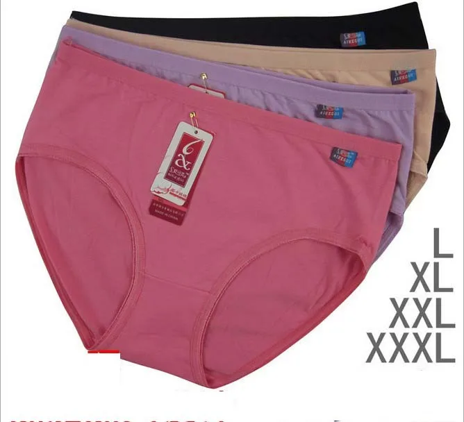 

NK2013 new cotton ladies underwear Wholesale size L XL XXL XXXL 4 size to choose