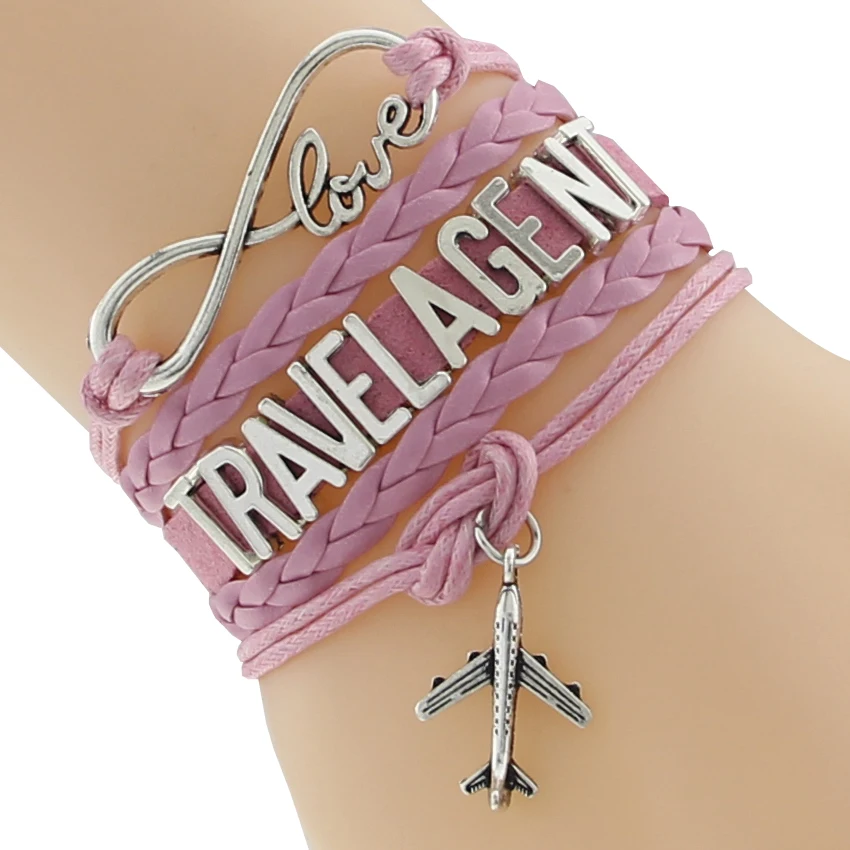 2016 новая мода Бесконечность Любовь Путешествия браслеты браслет ручной работы