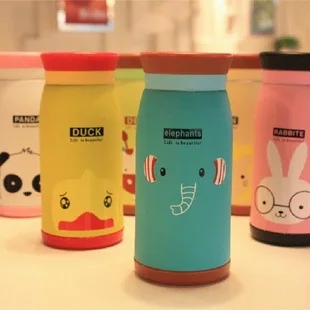 Симпатичная детская термос из нержавеющей стали 260 мл/350 мл утепленная школьная