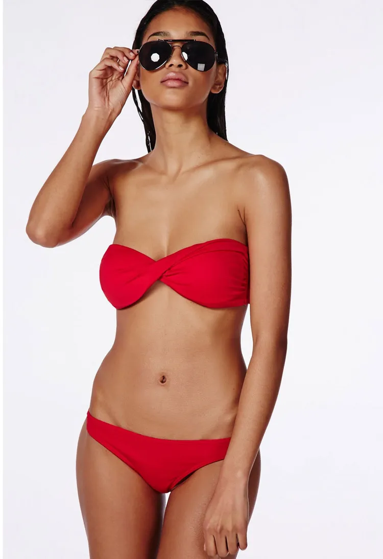 Летний стиль женский купальник бикини купальники для женщин размера плюс