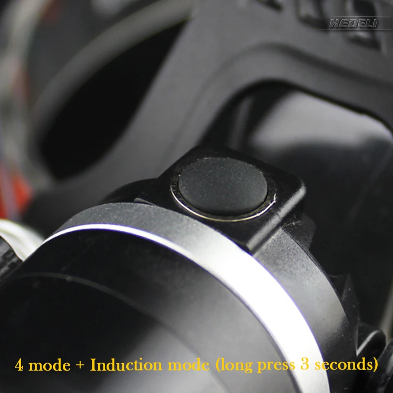 Мощная светодиодная фара ИК Индукционная XML T6 Micro USB налобный фонарь 18650 АК Кемпинг