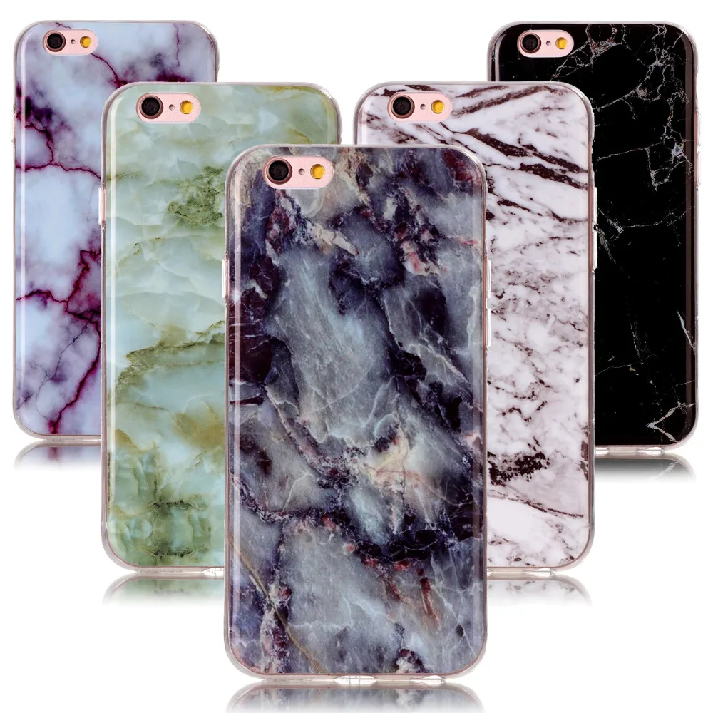 5S Мрамор Ультра Тонкий силиконовый чехол для IPhone 4 4S 5 5C 5SE 6 S 7 8 плюс X крышка IPod Touch