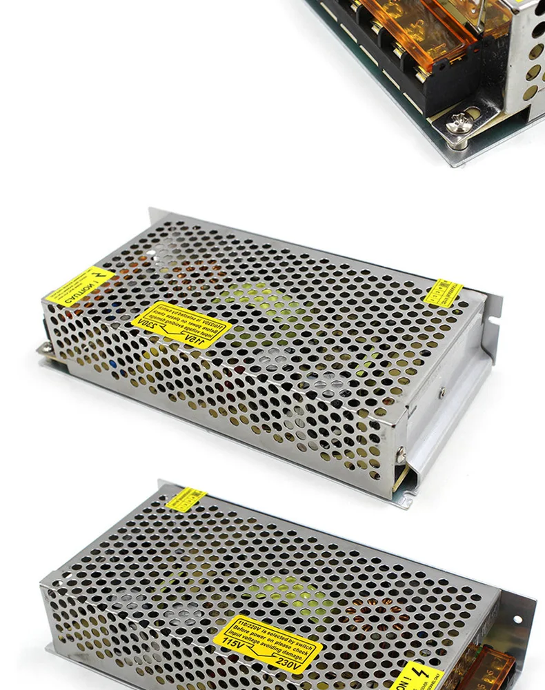 Светодиодный Питание AC 100-265V DC/DC 12V светодиодный Мощность адаптер 1A 2A 3A 5A 8.5A 10A 15A 20A 30A 40A освещение Трансформатор для Светодиодные ленты