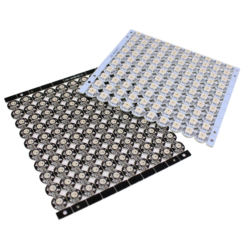 100 шт. WS2812B светодиодный чип и плата радиатора DC5V 5050 RGB WS2812 IC встроенный RGBW RGBWW