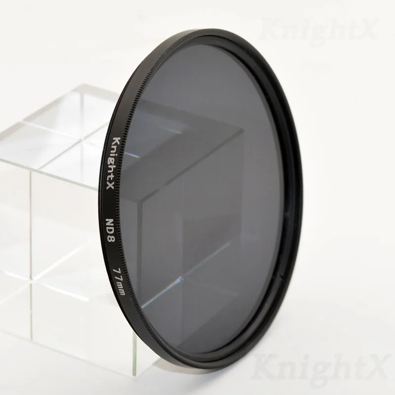KnightX ND ND2 ND4 ND8 ND16 слой ультра тонкий золотой кольцевой фильтр объектива Крышка для Canon Nikon фотография 52 мм 55 мм 58 мм 67 мм 77 мм