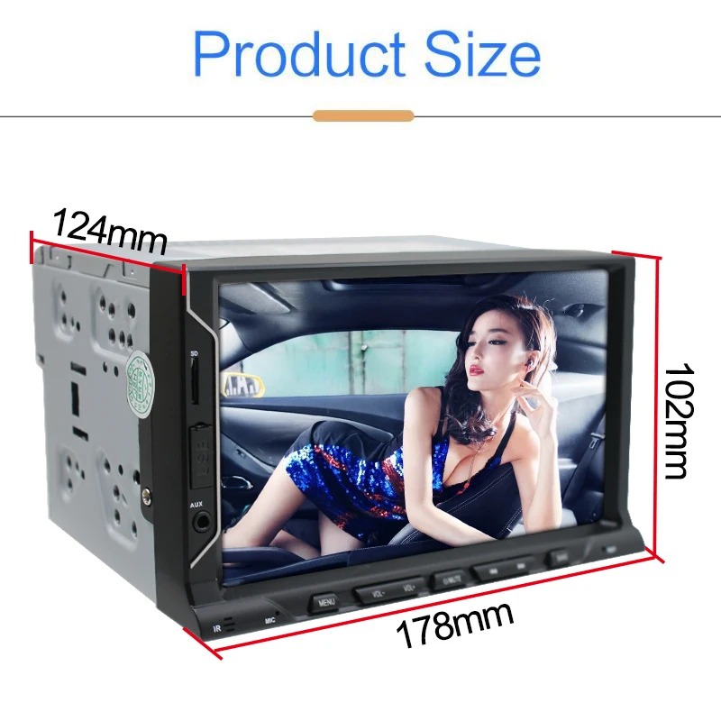 STAPON 7 дюймов Android8.0 для VW автомобиля MP5 2GRAM WiFi Bluetooth GPS RDSFM рулевое 7108|MP4 и плееры авто|