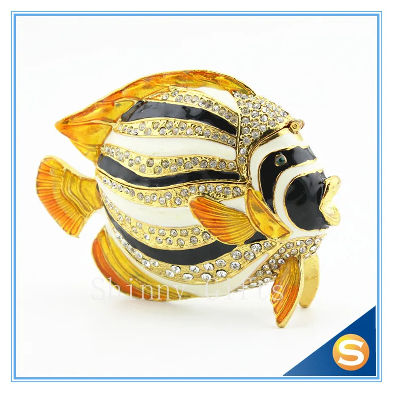 Специальное предложение эмалированная рыба SCJ356 100% ручной работы морская формы