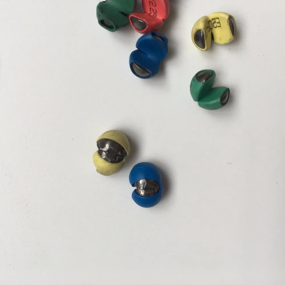 Рыболовная рыболовная свинцовая леска грузила покрытые полиуретановой