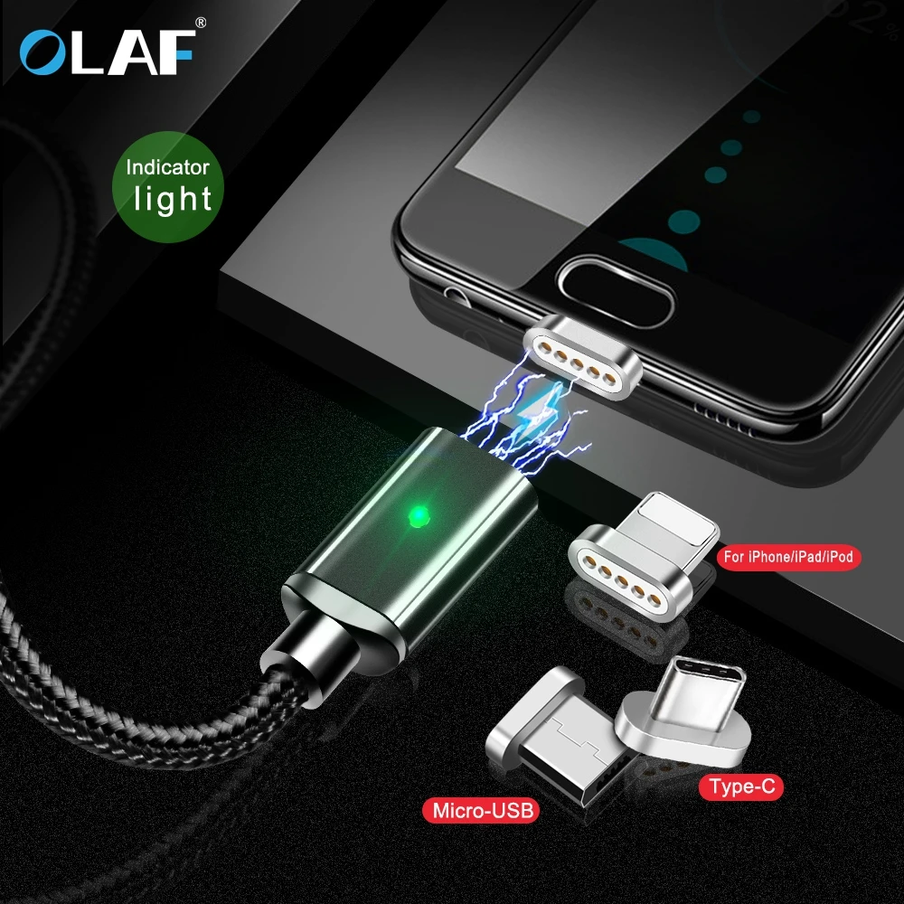 Магнитный кабель для iPhone X Lighting Data Charging быстрое зарядное устройство usb xs max xr x 8 7 6 6s