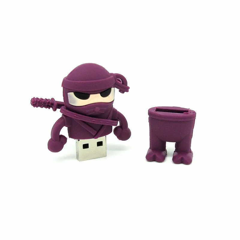 Usb флеш-накопитель Cartoon Ninja флешка с реальной емкостью 32 ГБ 4 8 16 карта памяти usb