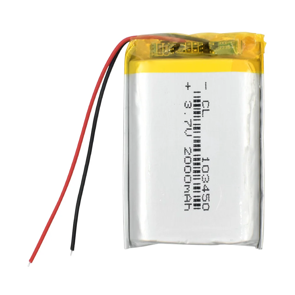 103450 Замена литий ионных Lipo ячеек литиевая 3 7 V 2000mAh батарея Li Po полимерная