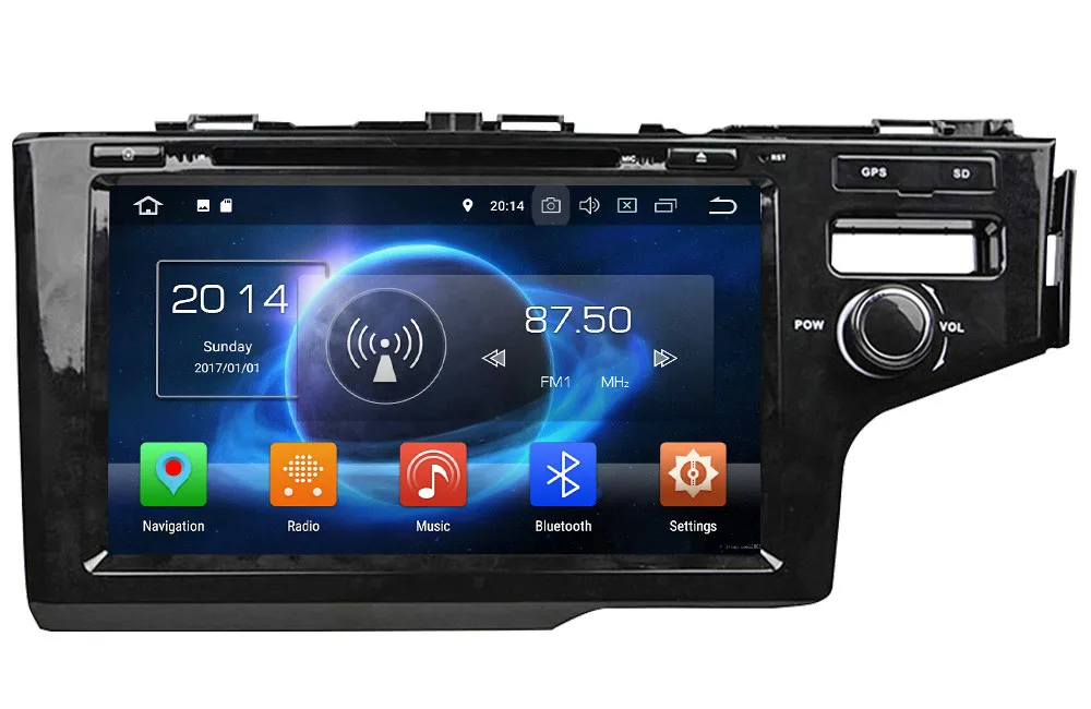 KLYDE " ips 4G Android 8 7,1 Восьмиядерный 4 Гб ОЗУ 32 Гб ПЗУ автомобильный dvd-плеер Радио Стерео gps навигация для Honda Fit Jazz