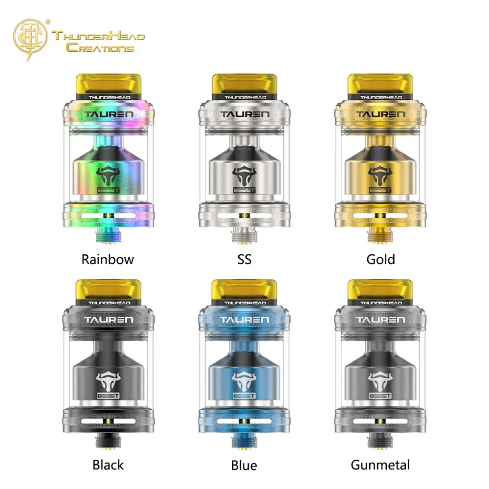 Новинка оригинальная гребень THC Tauren RTA 2 мл/4 5 мл с 26 микро шестигранными