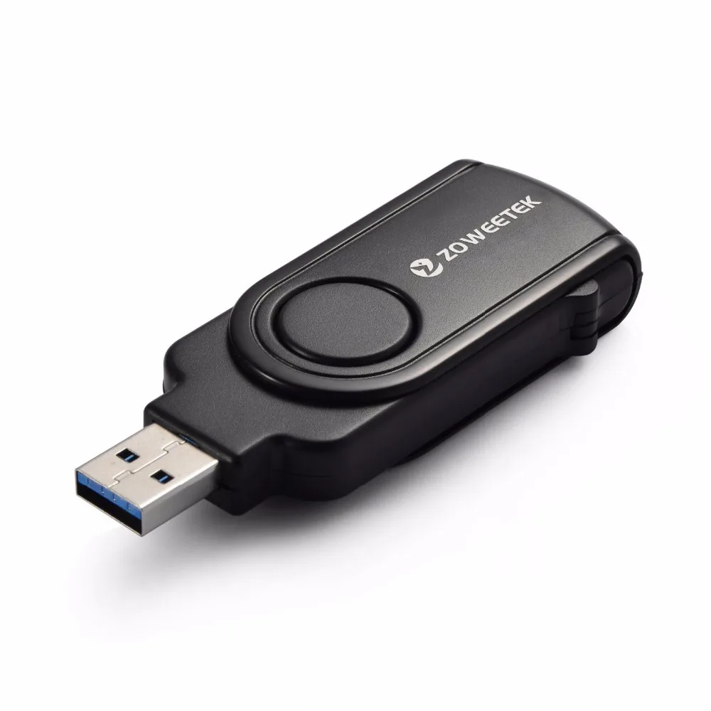 Zoweetek ZW-CR01 USB 3,0 считыватель смарт-карт памяти 4 порта слота DOD военный/CAC общий доступ/банковские карты ID/SD/Micro SD/TF карты