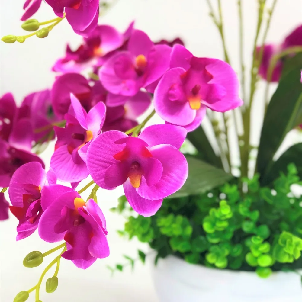 Бабочка Орхидея искусственные декоративные цветы венки растения дерево цветок