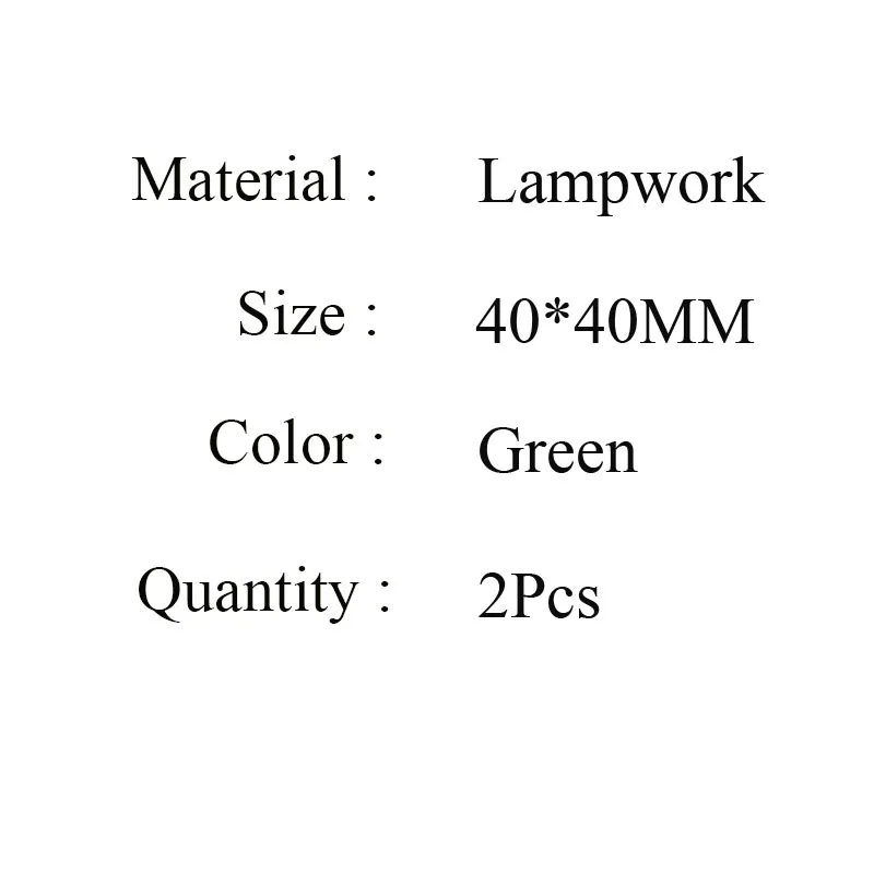 Лидер продаж европейские Подвески в виде лампворк 2 шт./лот стеклянные подвески