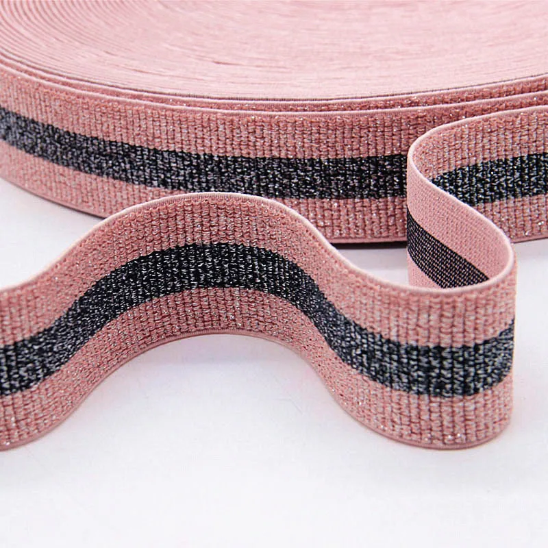 Горячее тиснение эластичные ленты 4 см зерна брюки эластичная лента пояс Толстый