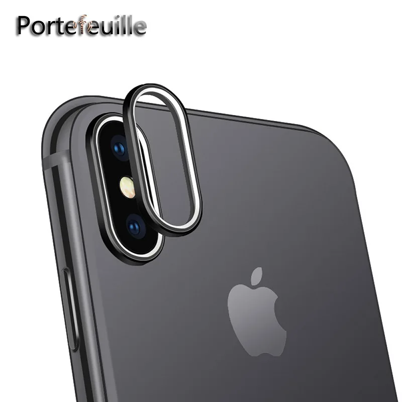 Защитное кольцо для объектива камеры iPhone X алюминиевый чехол с покрытием 10 XR XS 11 Pro