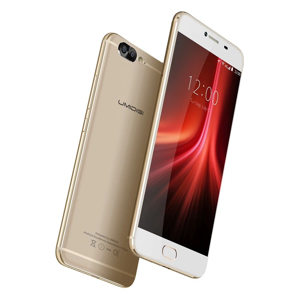 UMIDIGI Z1 Смартфон Android 7 0 MT6757 2.5D Arc Экран Octa core мобильного телефона 6 ГБ Оперативная