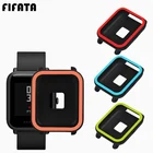 Чехол FIFATA для Amazfit Bip Youth Watch, Мягкий защитный чехол из ТПУ, Двухцветный силиконовый защитный чехол, Сменные аксессуары