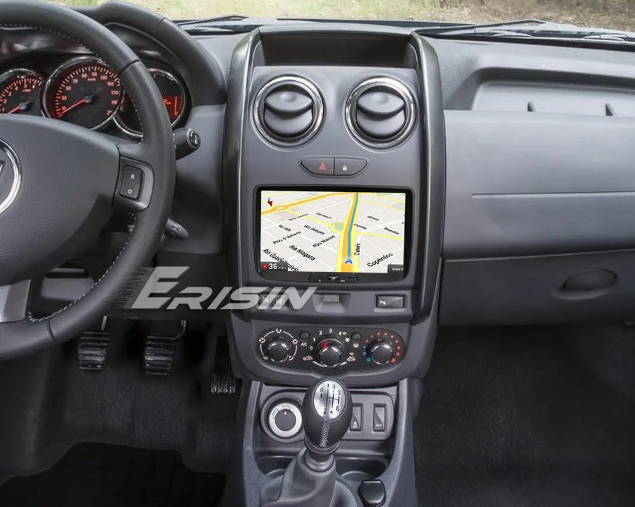 Erisin ES7929D " Android 9,0 Автомобильный gps Sat Nav DAB+ DVR для Renault Dacia Duster Logan Sandero Dokker