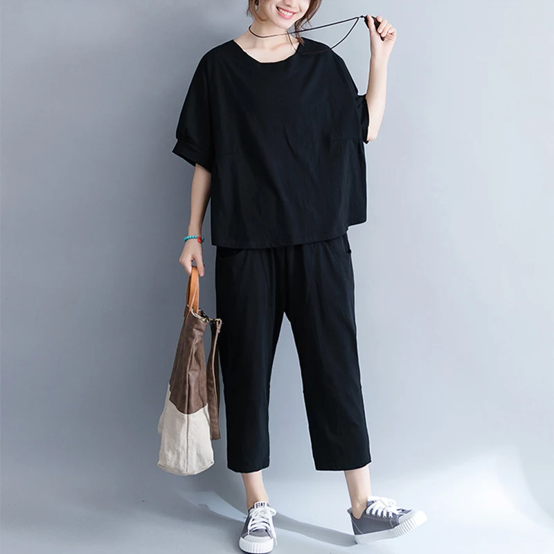 Doornot Oversize комплект из двух предметов летние женские повседневные свободные с