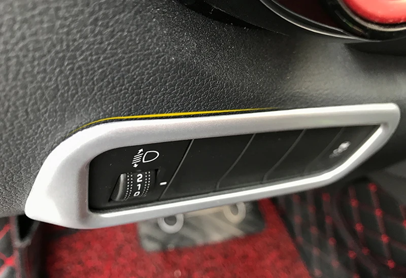 For Hyundai Kona 2017 2018 Car Headlight Head Light Lamp Switch Button Cover Trim Auto Accessories Styling ABS Matte | Автомобили и