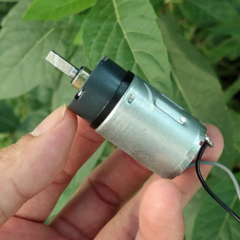 DC 3 V-12 V 6V 156RPM микро 370 планетарный полностью металлический мотор-редуктор