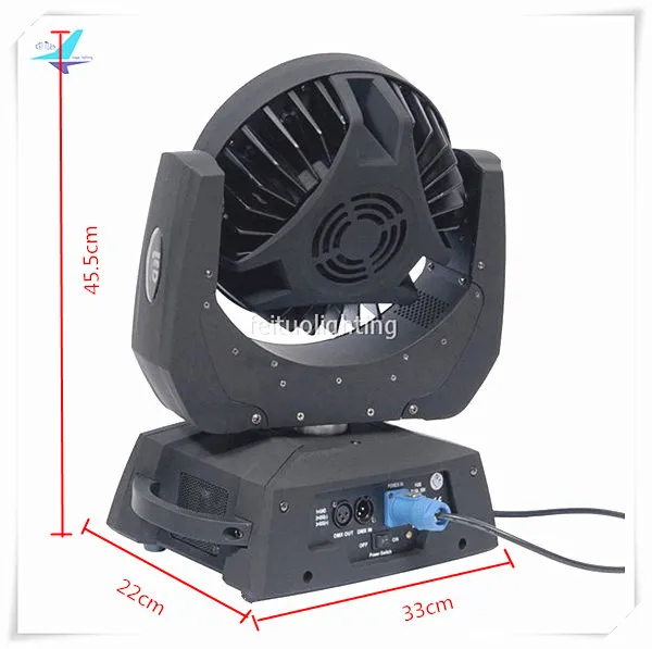 Бесплатная доставка 4 шт./лот LED Zoom Moving Head сценическое освещение 36x10 Вт RGBW DJ