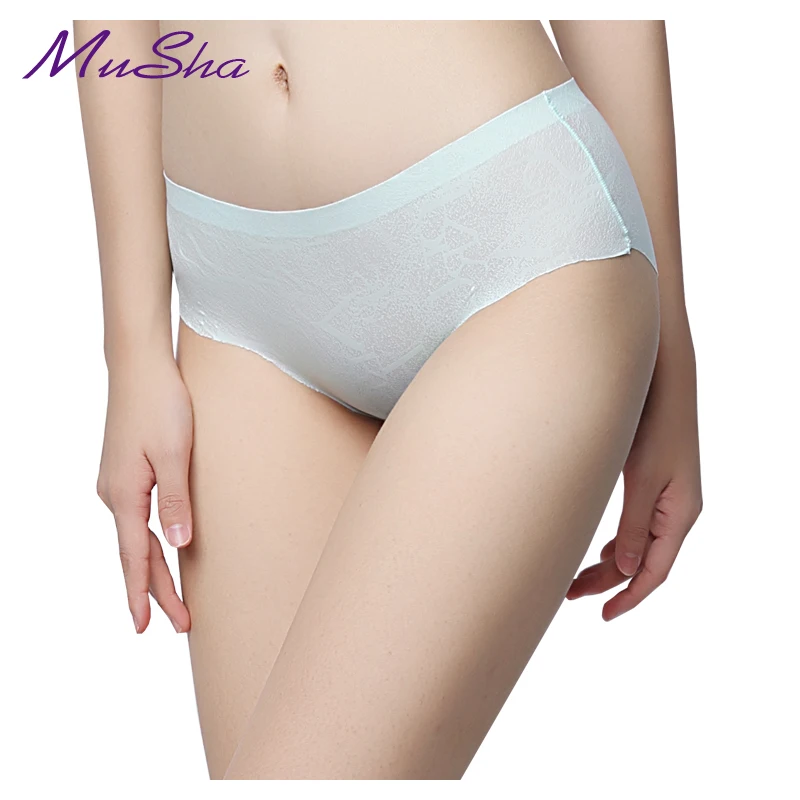 Hot sale! sexy lace panties cotton breathable seamless briefs Plus Size girl underwear |