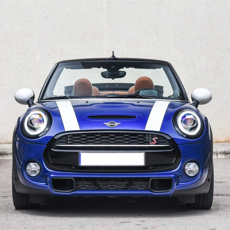 Наклейка на капот автомобиля головка полосатые наклейки для MINI Cooper S One JCW R55 R56 R57 R60