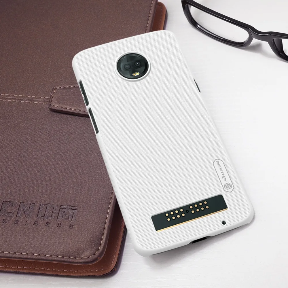 10 шт./лот Nillkin Super Frosted Shield чехол для moto Рола moto z3 играть ПК жесткий задняя крышка для moto z3 случае