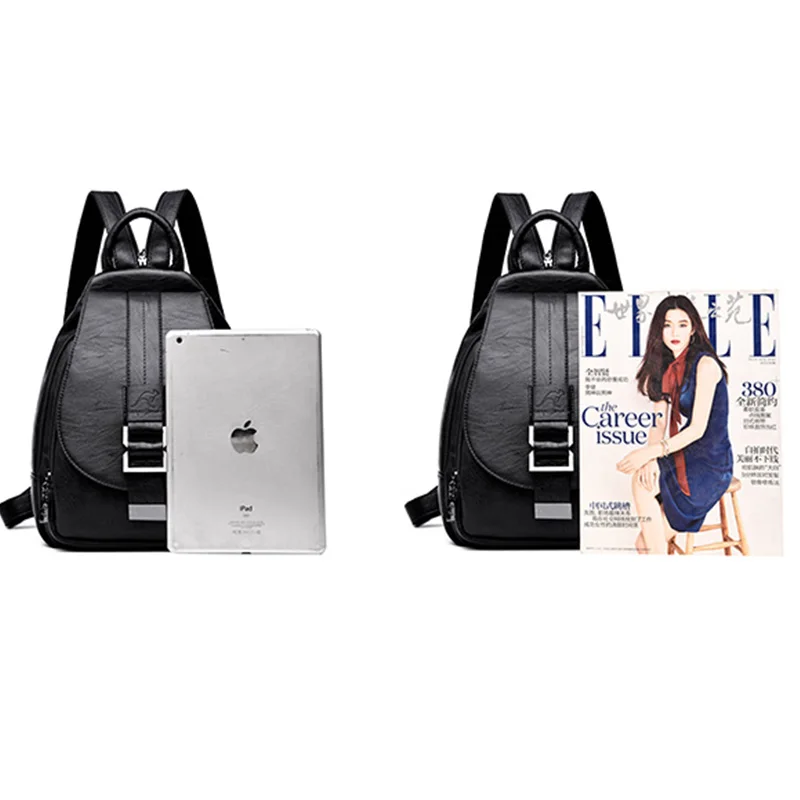 Fashion Women Backpack High Quality Youth Leather Backpacks for Teenage Girls Female School Shoulder Bag Bagpack Mochila