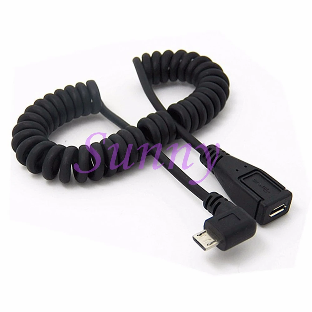 1 шт. удлинитель для телефонов 90 градусов|angled micro usb|right angle usbmale to female usb |