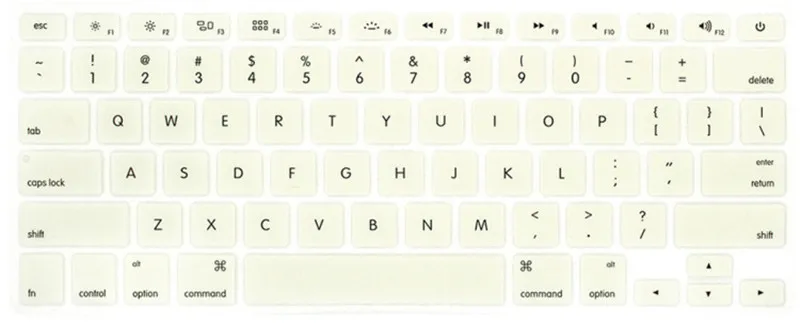White Air 11 Силиконовый защитный чехол для клавиатуры для Apple Macbook Pro MAC 13 15 Air 13 мягкие наклейки на клавиатуру 9 цветов - Цвет: White Air 11