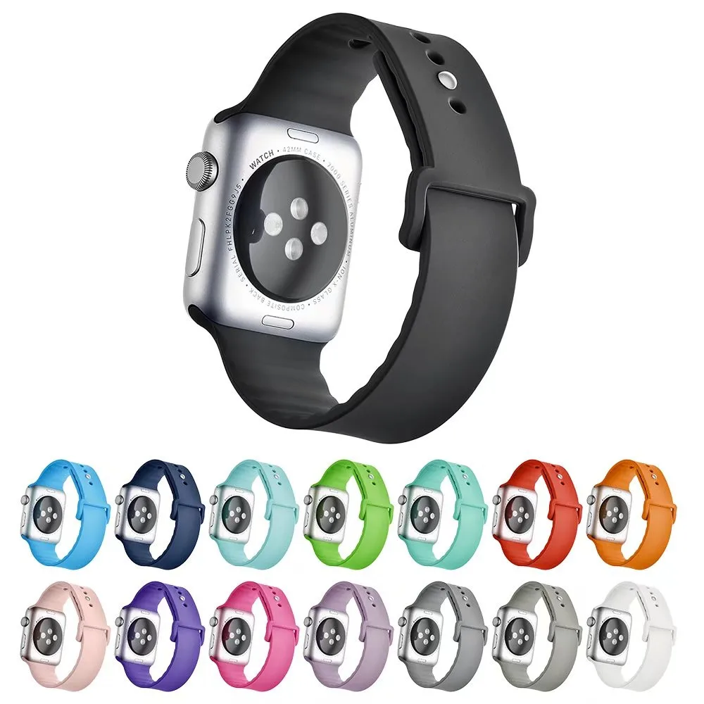 Новинка 2017 спортивный силиконовый ремешок для Apple Watch 44 мм 40 серия 4/2/1 браслет 42/38